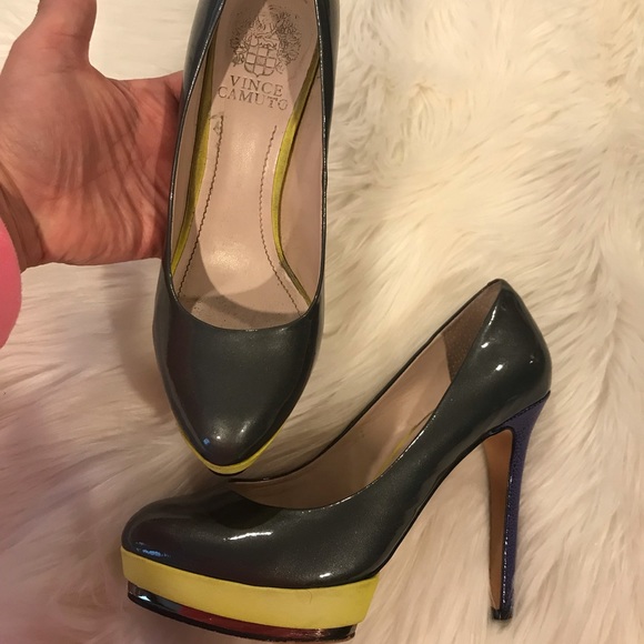✨👠Vince Camuto Dacoma Pump Gray Patent - Picture 2 of 3